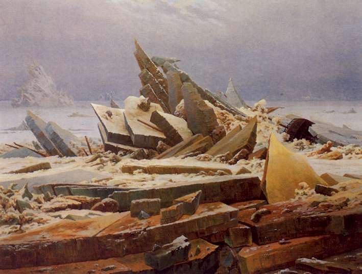 Caspar David Friedrich The Wreck of Hope